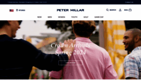 What Petermillar.com website looks like in 2024 