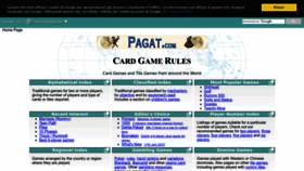 What Pagat.com website looks like in 2024 