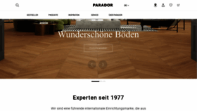 What Parador.de website looks like in 2024 
