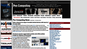 What Pencomputing.com website looked like in 2024 (1 year ago)