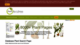 What Pfaf.org website looks like in 2024 