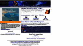 What Profotos.com website looks like in 2024 
