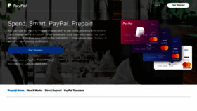 What Paypal-prepaid.com website looks like in 2024 