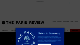 What Parisreview.com website looks like in 2024 