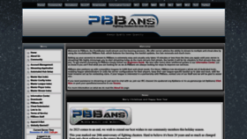 What Pbbans.com website looks like in 2024 