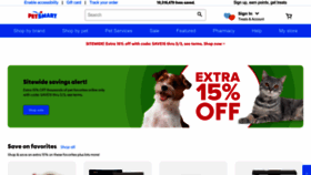What Pets.com website looks like in 2024 