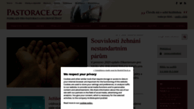 What Pastorace.cz website looks like in 2024 