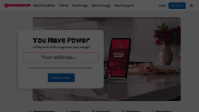 What Powershop.com.au website looks like in 2024 