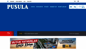 What Pusulahaber.com.tr website looks like in 2024 