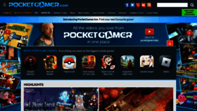 What Pocketgamer.com website looks like in 2024 