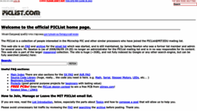 What Piclist.com website looks like in 2024 