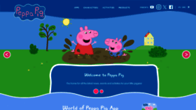 What Peppapig.com website looks like in 2024 