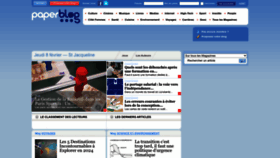 What Paperblog.fr website looks like in 2024 