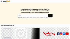 What Pngfind.com website looks like in 2024 