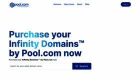What Pool.com website looks like in 2024 