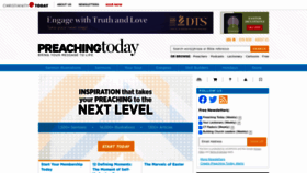 What Preachingtoday.com website looks like in 2024 