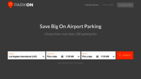 What Parkon.com website looks like in 2024 
