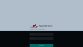 What Panel.keysender.co.uk website looks like in 2024 