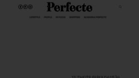 What Perfecte.ro website looks like in 2024 