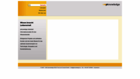 What Pknowledge.eu website looked like in 2024 (1 year ago)