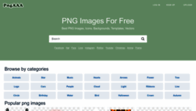 What Pngaaa.com website looks like in 2024 
