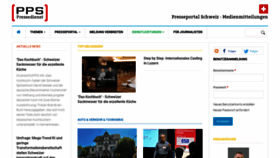 What Presseportal-schweiz.ch website looks like in 2024 