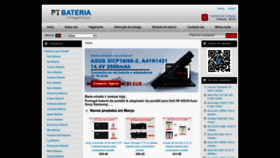 What Ptbateria.pt website looks like in 2024 