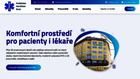 What Poliklinika-hb.cz website looks like in 2024 