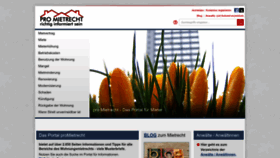 What Promietrecht.de website looks like in 2024 