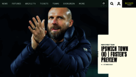 What Pafc.co.uk website looks like in 2024 