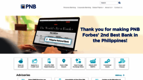What Pnb.com.ph website looks like in 2024 
