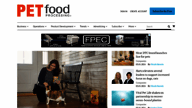 What Petfoodprocessing.net website looks like in 2024 