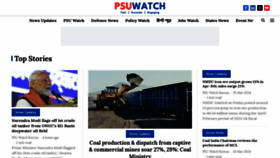 What Psuwatch.com website looks like in 2024 