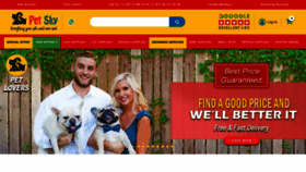 What Petskyonline.com website looks like in 2024 