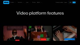What Player.vimeo.com website looks like in 2024 