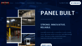 What Panelbuilt.com website looks like in 2024 