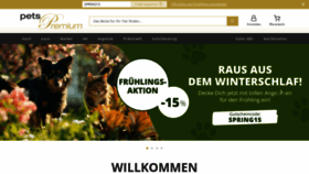 What Petspremium.de website looks like in 2024 