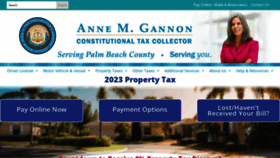 What Pbctax.com website looks like in 2024 