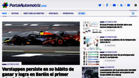 What Portalautomotriz.com website looks like in 2024 
