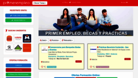 What Primerempleo.com website looks like in 2024 