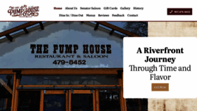 What Pumphouse.com website looks like in 2024 