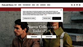 What Pedrodelhierro.com website looks like in 2024 