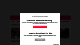 What Promiflash.de website looks like in 2024 