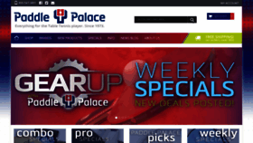 What Paddlepalace.com website looks like in 2024 