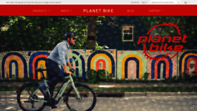 What Planetbike.com website looks like in 2024 