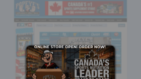 What Popeyescanada.com website looks like in 2024 