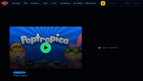 What Poptropica.com website looked like in 2024 (2 years ago)