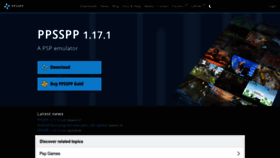 What Ppsspp.org website looks like in 2024 