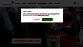 What Punainenristi.fi website looks like in 2024 