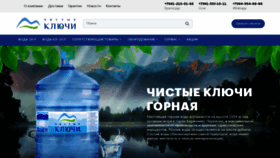 What Puresprings.ru website looks like in 2024 